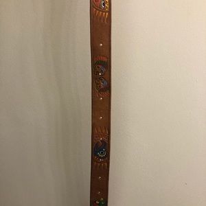 Leather belt from Costa Rica